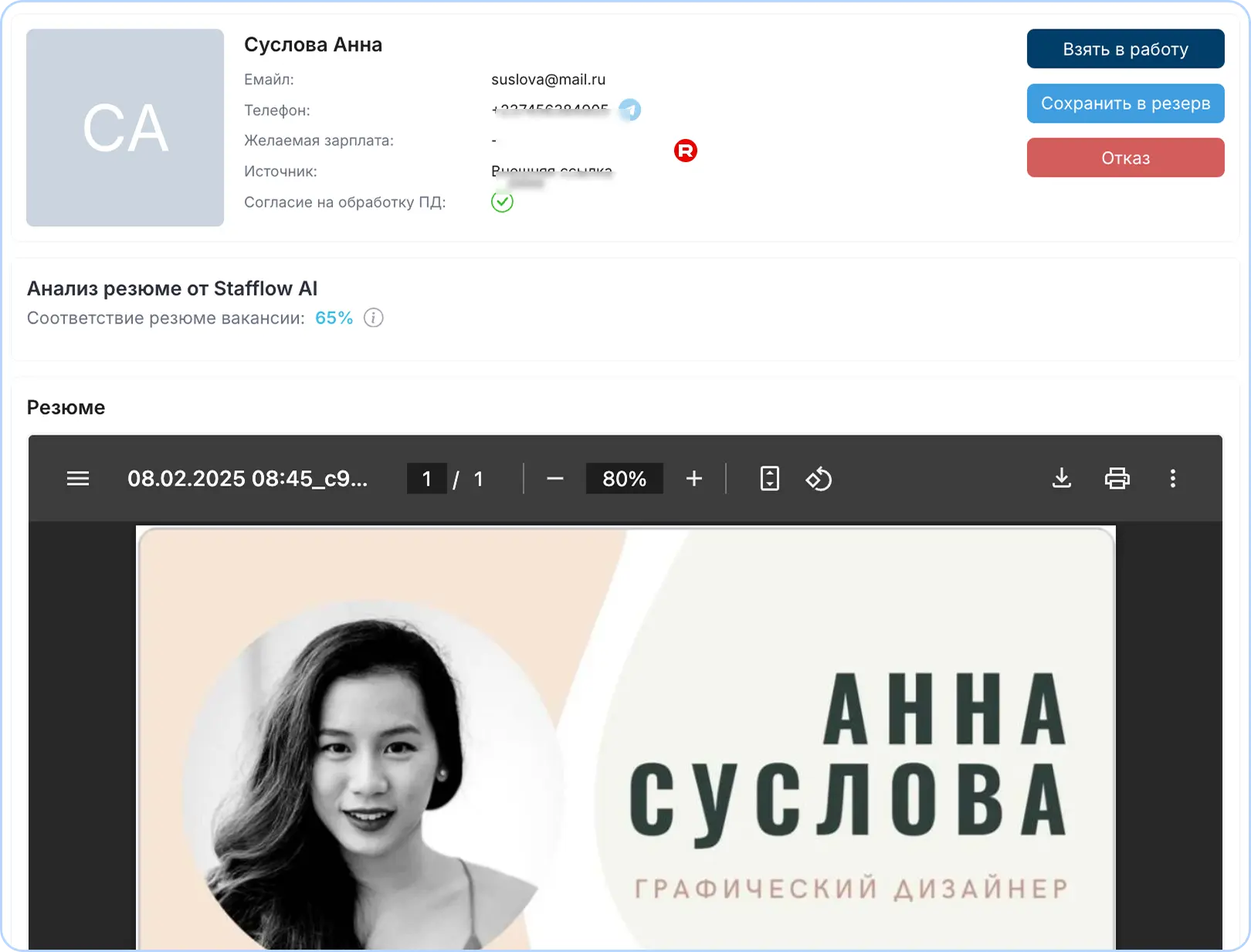 Интеграции с rabota.by, Telegram (чаты, отклики, размещение и импорт вакансий)